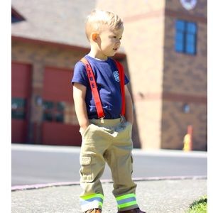 Boys firefighter costume LONG SLEEVE
